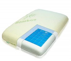 Premium Cooling Gel Pad Memory Foam Pillow + Bamboo Cover