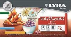 Lyra Polycrayons Pastels - 12 Colours in Box