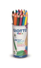 Giotto Mega 24 (2x12) Large Coloured Pencils
