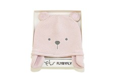 FlyByFly Bear Baby Hat - Pink