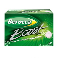 Berocca Boost Effervescent Tablets - 20's