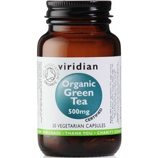 Viridian Organic Green Tea Leaf 500mg Vegetarian Capsules