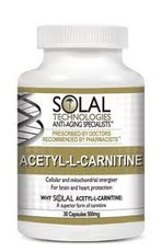 Solal Acetyl-L-Carnitine 500mg - 30s