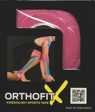 Orthofit X Kinesiology Sports Roll Tape - Pink