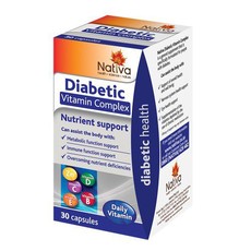 Nativa Diabetic Vitamin Complex Capsules - 30s