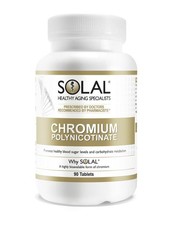 Solal Chromium Polynicotinate 200mcg 90