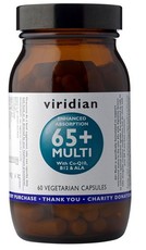 Viridian 65+ Multi Vegetarian Capsules (60)