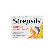 Strepsils Lozenges - Orange C - 24s