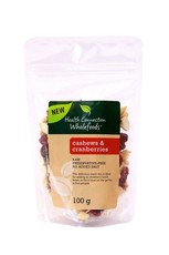 Health Connection Wholefoods Cashews & Cranberries - 100g