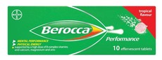 Berocca Performance Tropical Effervescent Tablets - 10's