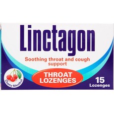 Linctagon Lozenges Cherry Menthol 15s + 5 Free Inside