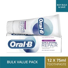 Oral-B Gum & Enamel Repair - Gentle Clean - 12 x 75ml - Bulk Pack