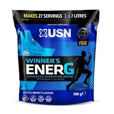 USN Winner's EnerG Bag Exotic Berry Energy Drink - 500g