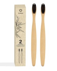 EcoWave Bamboo Toothbrushes - Pack of 2