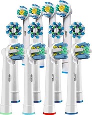 Gretmol Toothbrush Heads For Oral-B ProWhite, Cross & FlossAction - 12 Pack