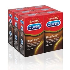 Durex Condoms - Real Feel - 6 Pack of 12's