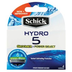 Schick Hydro 5 Power Select & Groomer Male Blades 4's