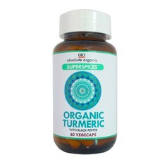 Absolute Organix Super Spices: Organic Turmeric Vegecaps - 60s