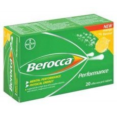 Berocca Performance Mango Effervescent - 20 Tablets