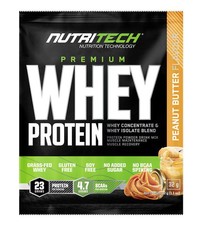 Nutritech Premium Whey Protein Sachets - Peanut Butter - 32g x 15