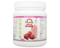 Manna Health Low GI Meal Replacement Strawberry Shake