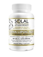 Solal Alpha Lipoic Acid 250mg - 60s