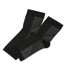 Ankle Swelling Relief Compression Sleeve Socks - Large