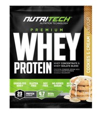 Nutritech Premium Whey Protein Sachets - Cookies & Cream - 32g x 15
