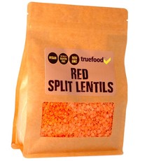 Truefood Red Split Lentils - 400g