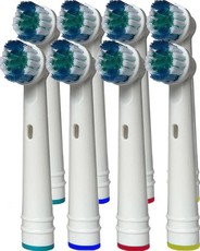 Gretmol Replacement Heads For Oral B Precision Clean Toothbrush - 8 Pack