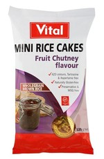 Vital Mini Rice Cakes Fruit Chutney - 125g