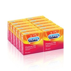 Durex Condoms - Pleasure Me - 12 Pack of 3's