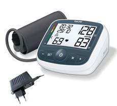 Beurer Upper Arm Blood Pressure Monitor BM 40 with Mains Adaptor