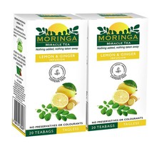 Moringa Tea - Lemon & Ginger Infusion x 2