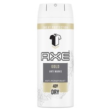 Axe Men Gold Anti Marks Anti Perspirant Aerosol Deodorant - 150ml (6 Pack)