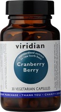 Viridian Cranberry Berry Extract Vegetarian Capsules (30)