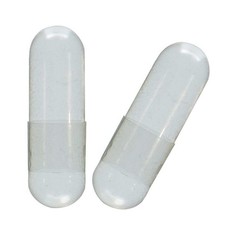 1000 Size 0 Empty Gel Capsules (Clear)