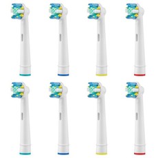 T-CARE Toothbrush Replacement Heads Oral-B Floss Action - 8 Pack