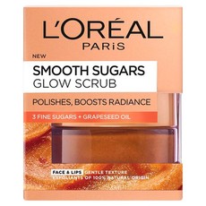 L'Oreal Paris Smooth Sugar Scrub Glowing Grapeseed 50ml