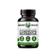 Higher Health - Cordyceps Mushroom (30% Polysaccharide) Extract Capsules