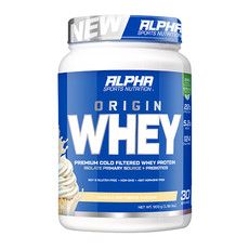 Alpha Sports Nutrition Origin Whey - Vanilla Softserve - 900g