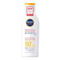 NIVEA SUN Sensitive Immediate Protect Adult Lotion SPF50+ Sunscreen - 200ml