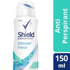 Shield Women Fresh Shower Antiperspirant Aerosol - 150ml (6 Pack)