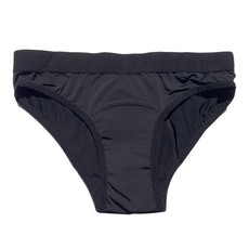 Confidence Period Panties Classic Bikini Lycra Black Medium