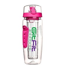 GitFit Z - 900ml Fruit Infuser Water & Juice Bottle - Pink