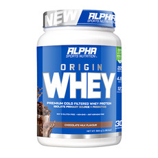Alpha Sports Nutrition Origin Whey - Chocolate Milk - 900g