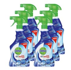 Dettol Disinfectanct Spray - Bathroom Cleaner Trigger - Spring Fresh - 6 Pack x 500 ml