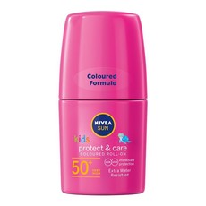 NIVEA SUN Kids Protect & Play Roll-on (Pink) SPF50+ Sunscreen - 50ml