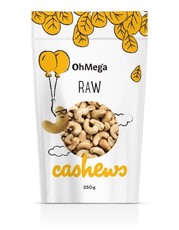 OhMega Cashews Raw 250g