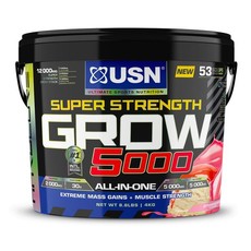 USN Super Strength Grow 5000 4kg Strawberry - Mass Gainer